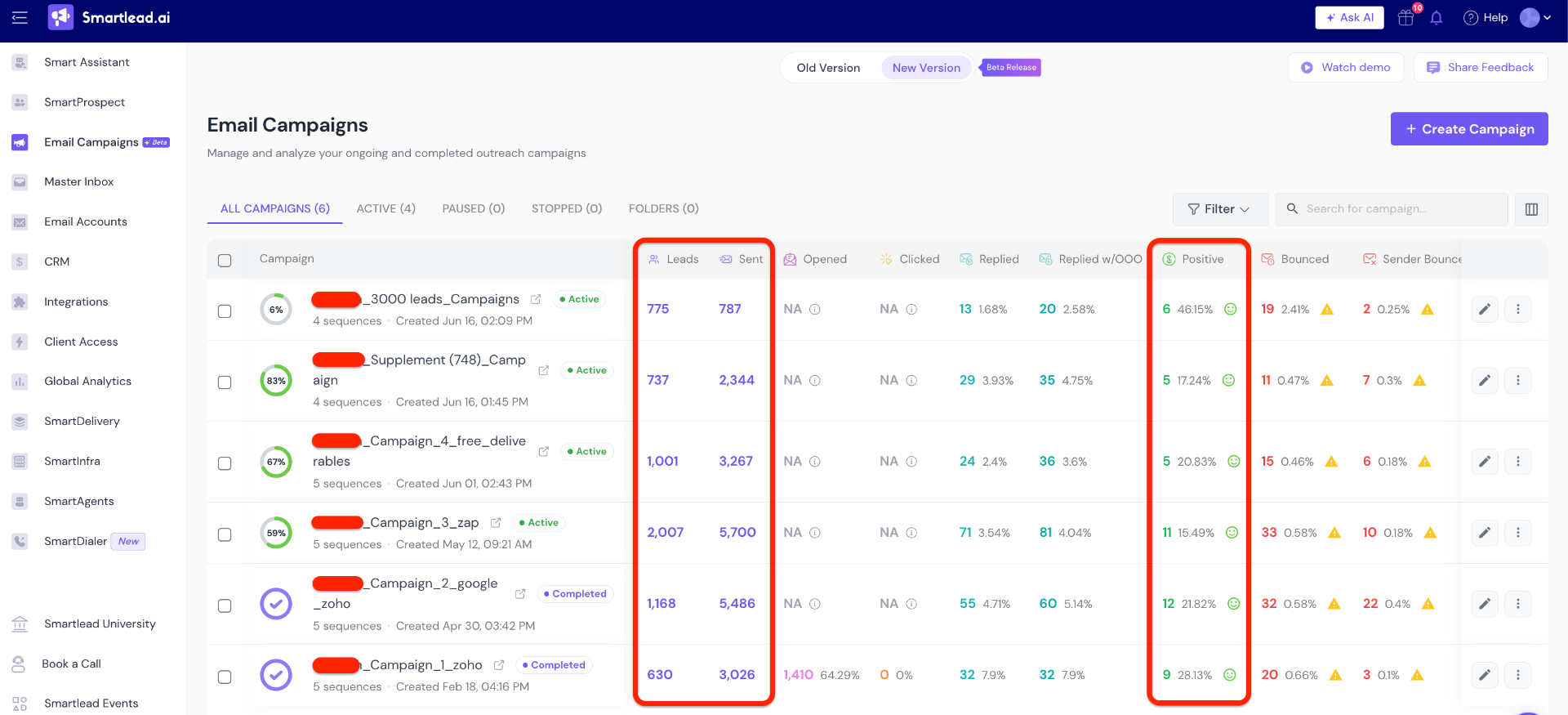 Screenshot 11 of 12 — Clattio client message showing booked meetings and positive replies