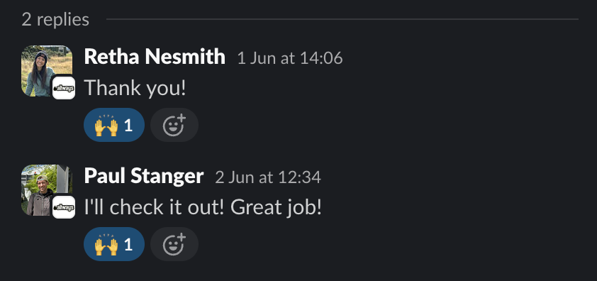 Screenshot 8 of 12 — Clattio client message showing booked meetings and positive replies